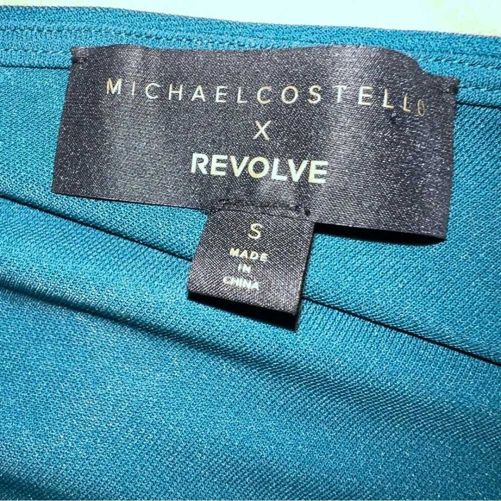 Michael Costello x Revolve Alessia Dress in Teal … - image 3