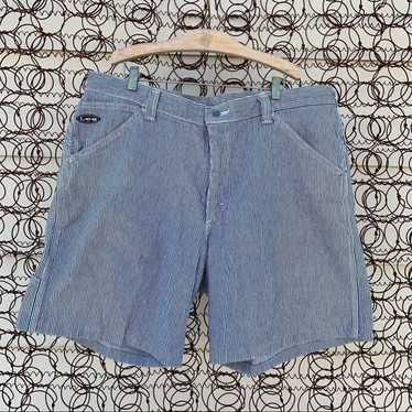 Lee Vintage Lee railroad stripe denim jean shorts