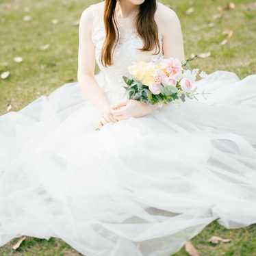 White Lace A-Line Wedding Dress