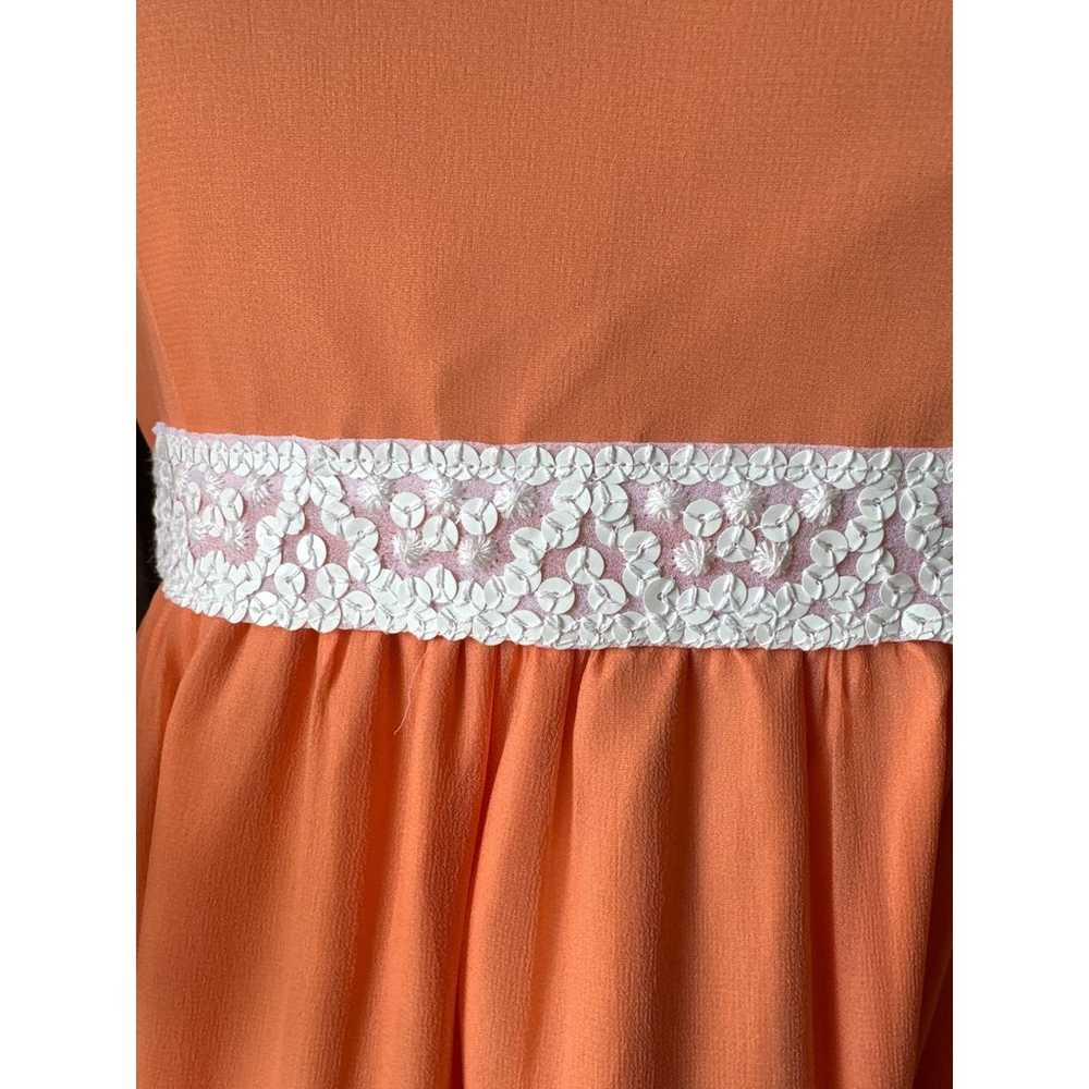 American vintage 60's Dreamsicle Empire Waist Bis… - image 11