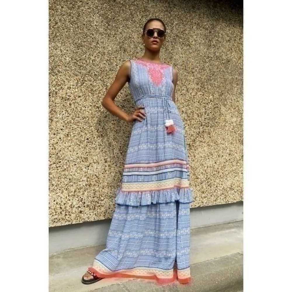 Love V by Jatin Varma jean Maxi Resort Dress size… - image 2