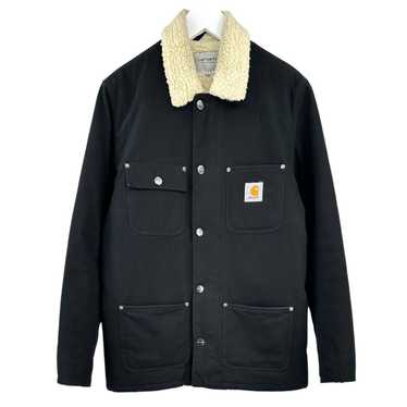 Carhartt Wip Black "Fairmount" Faux Shearling Den… - image 1