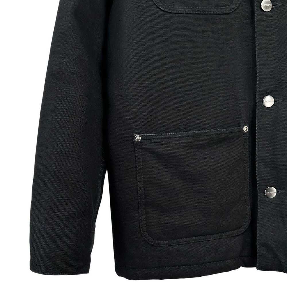 Carhartt Wip Black "Fairmount" Faux Shearling Den… - image 2