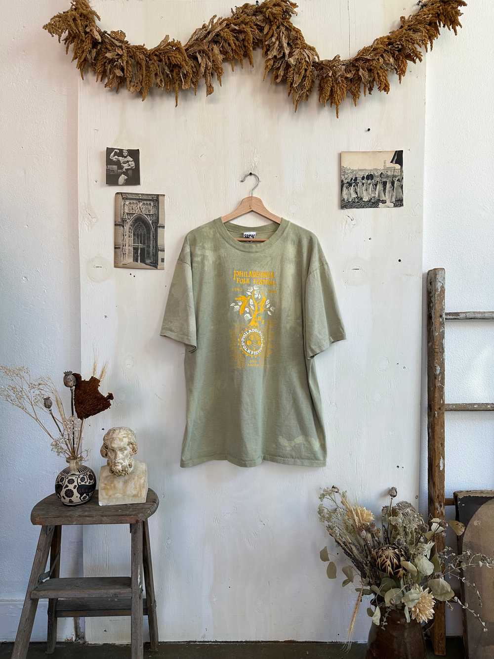 1996 Sun-Faded Folk Festival Tee (XL) - image 2