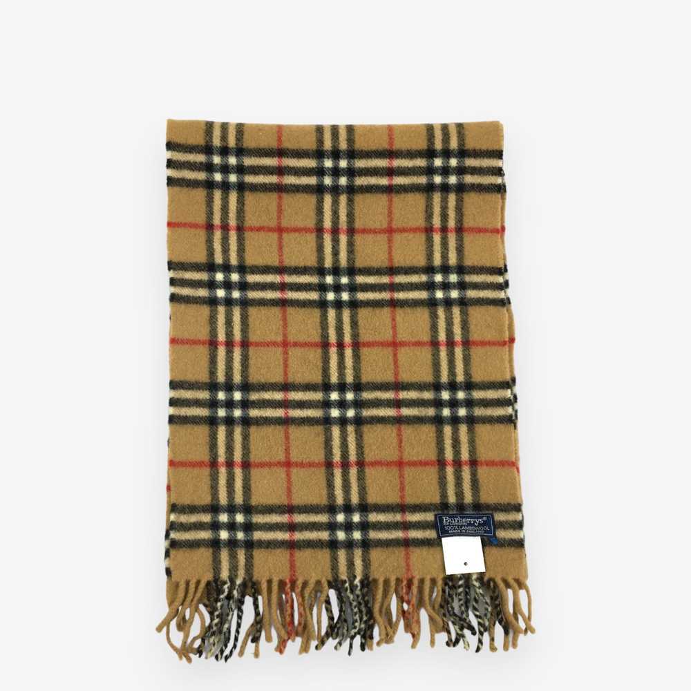 Vintage Vintage Burberry Scarf Muffler Wool Cashm… - image 2