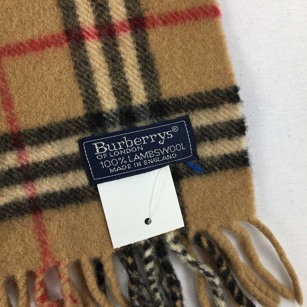 Vintage Vintage Burberry Scarf Muffler Wool Cashm… - image 4