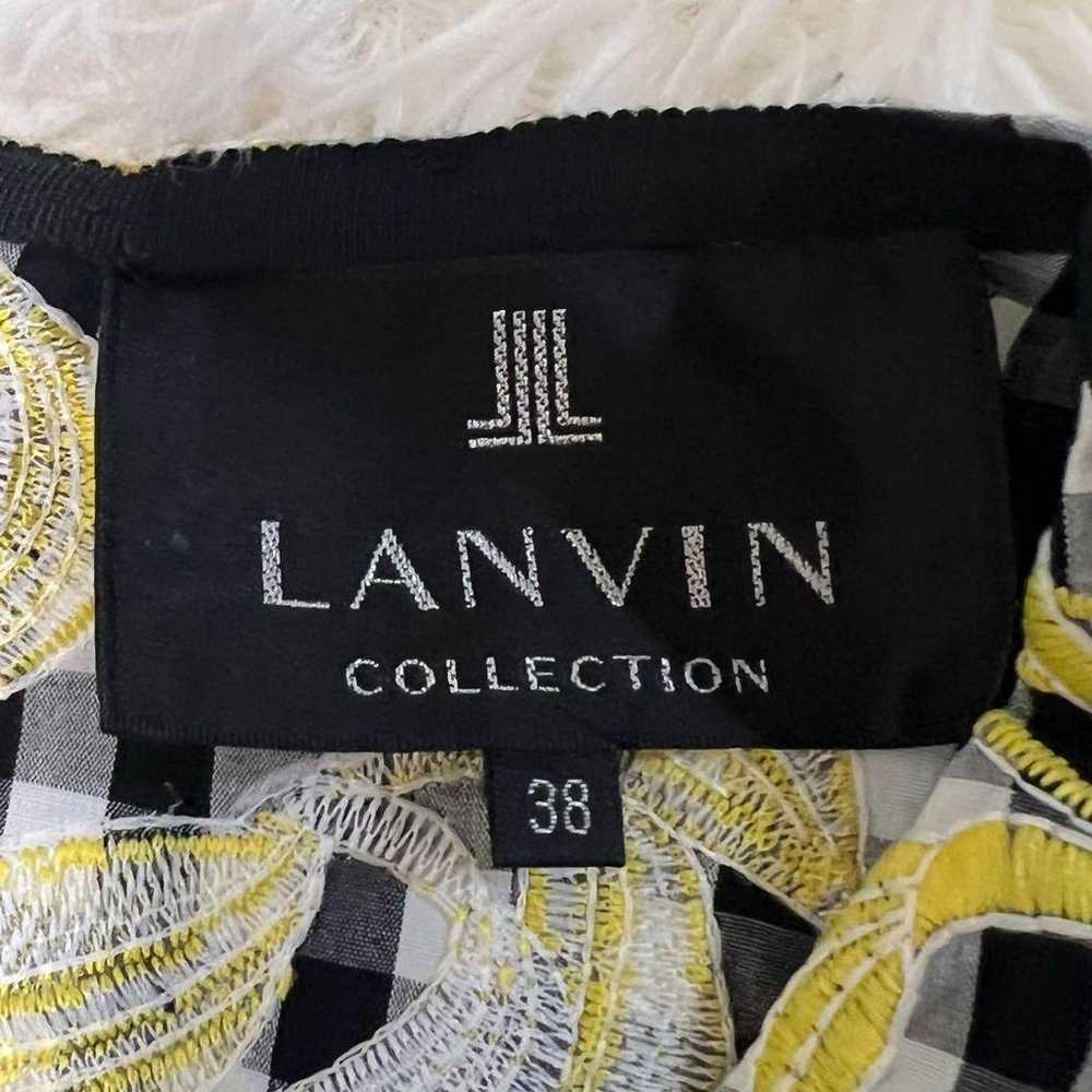 Excellent condition Lanvin Collection floral embr… - image 8