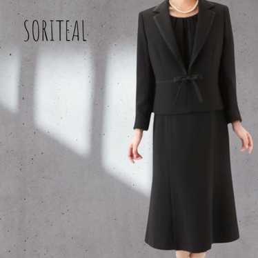 31 Black Formal Tailored Collar Tuck Dress Ensemb… - image 1