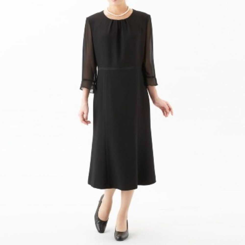 31 Black Formal Tailored Collar Tuck Dress Ensemb… - image 3