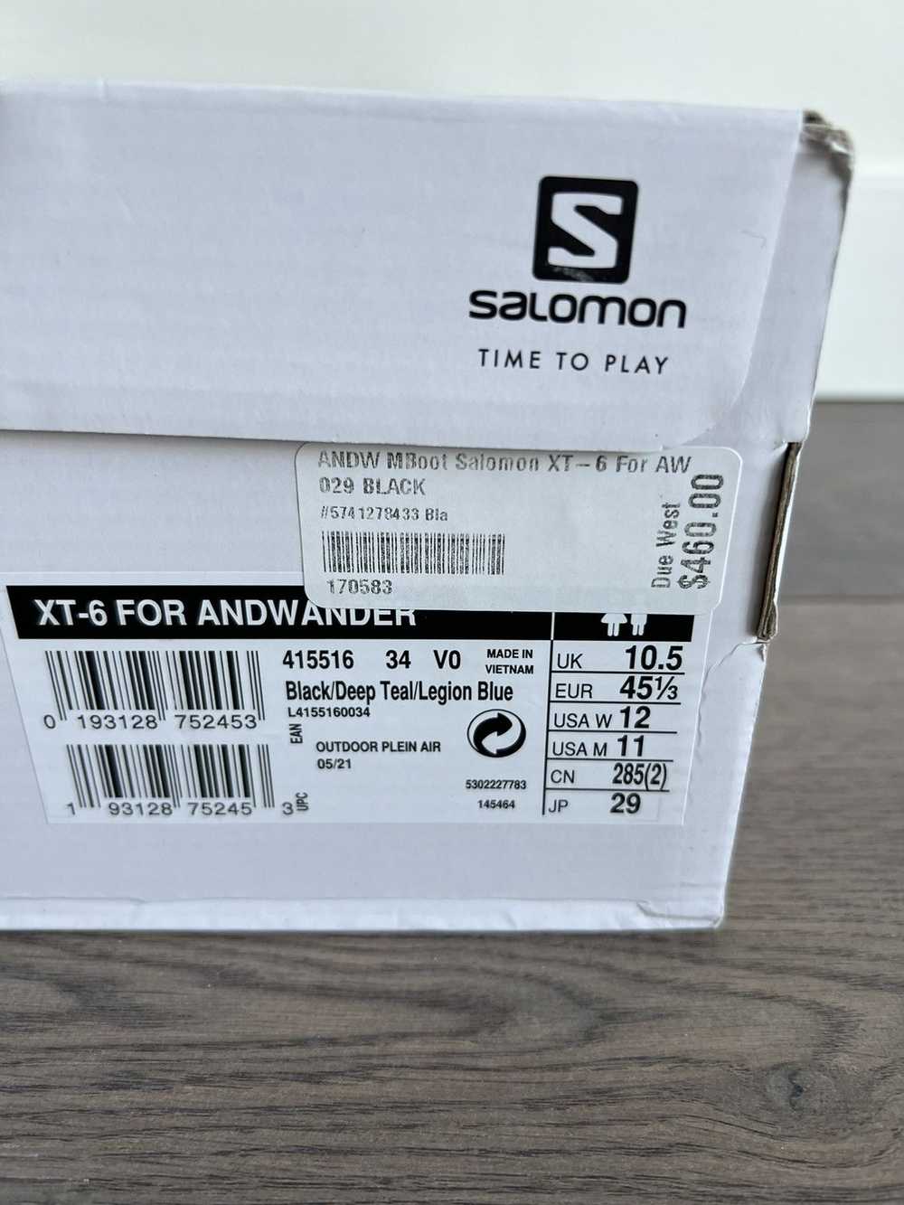 And Wander × Salomon And Wander x Salomon XT-6 - image 12