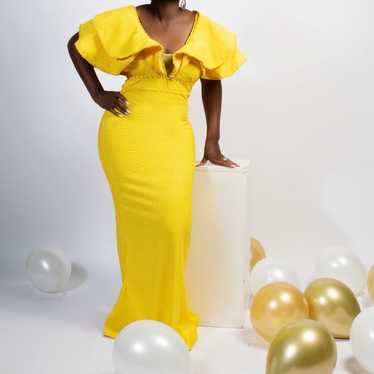 Custom Made Yellow Gown