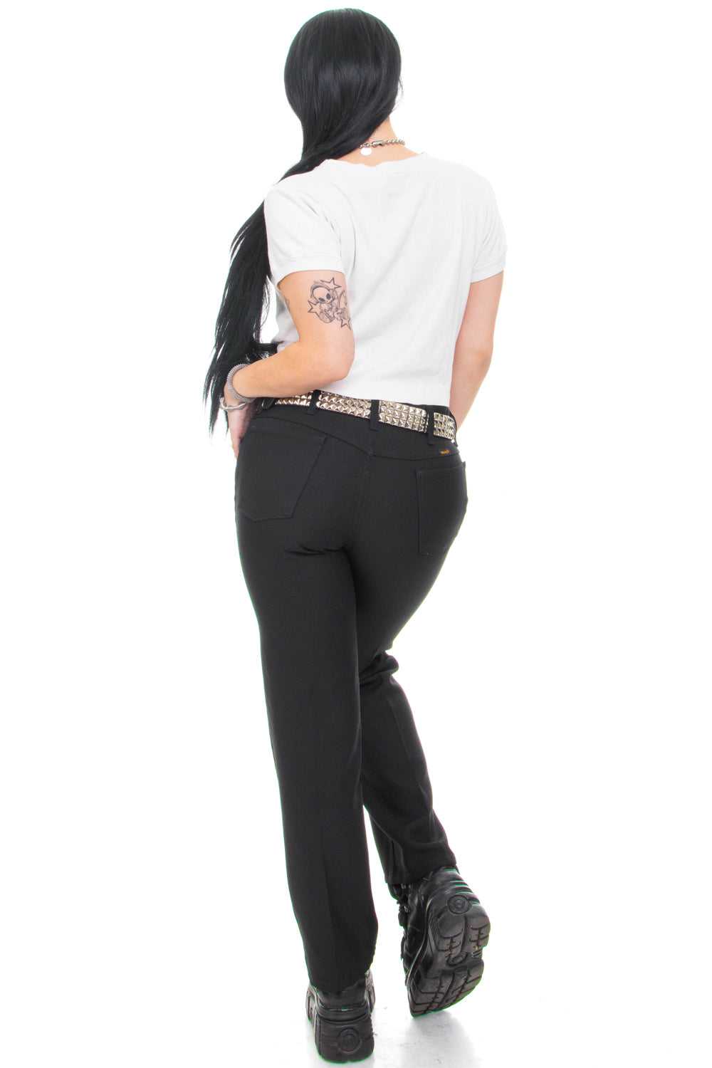 Vintage 90's Wrangler Black Trousers - L/XL - image 6