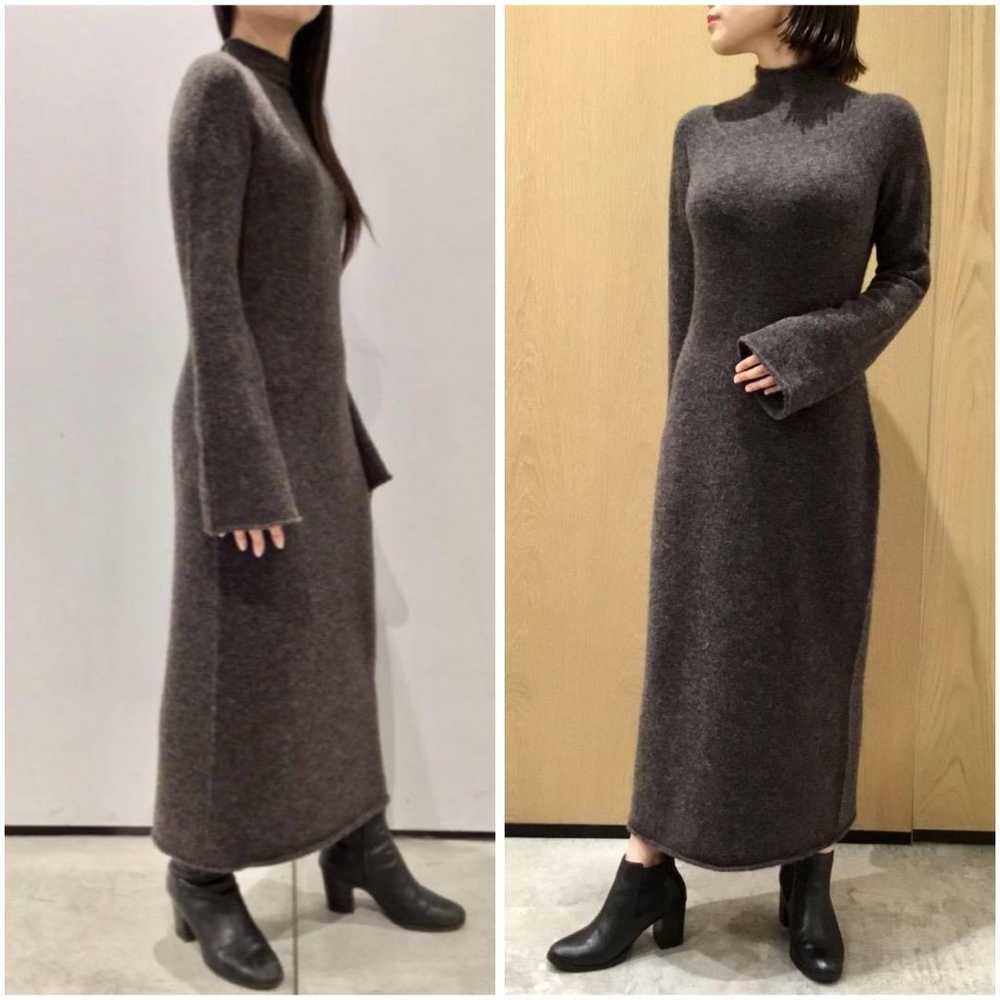 2020 Theory ◆ Wool Maxi Knit Dress - Bottle Neck … - image 2