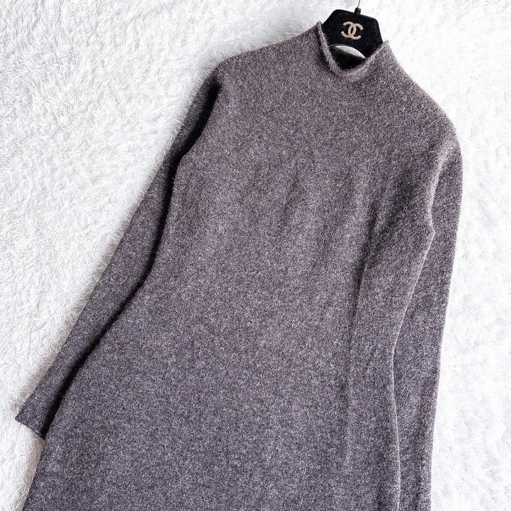 2020 Theory ◆ Wool Maxi Knit Dress - Bottle Neck … - image 5