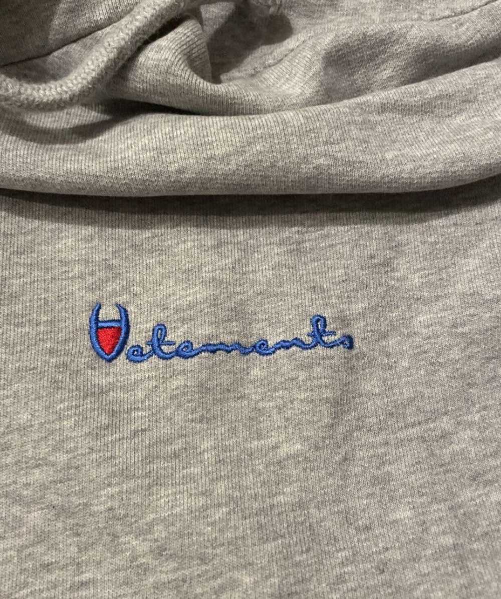 Vetements Vetements Champion SS16 Reversible Hood… - image 3