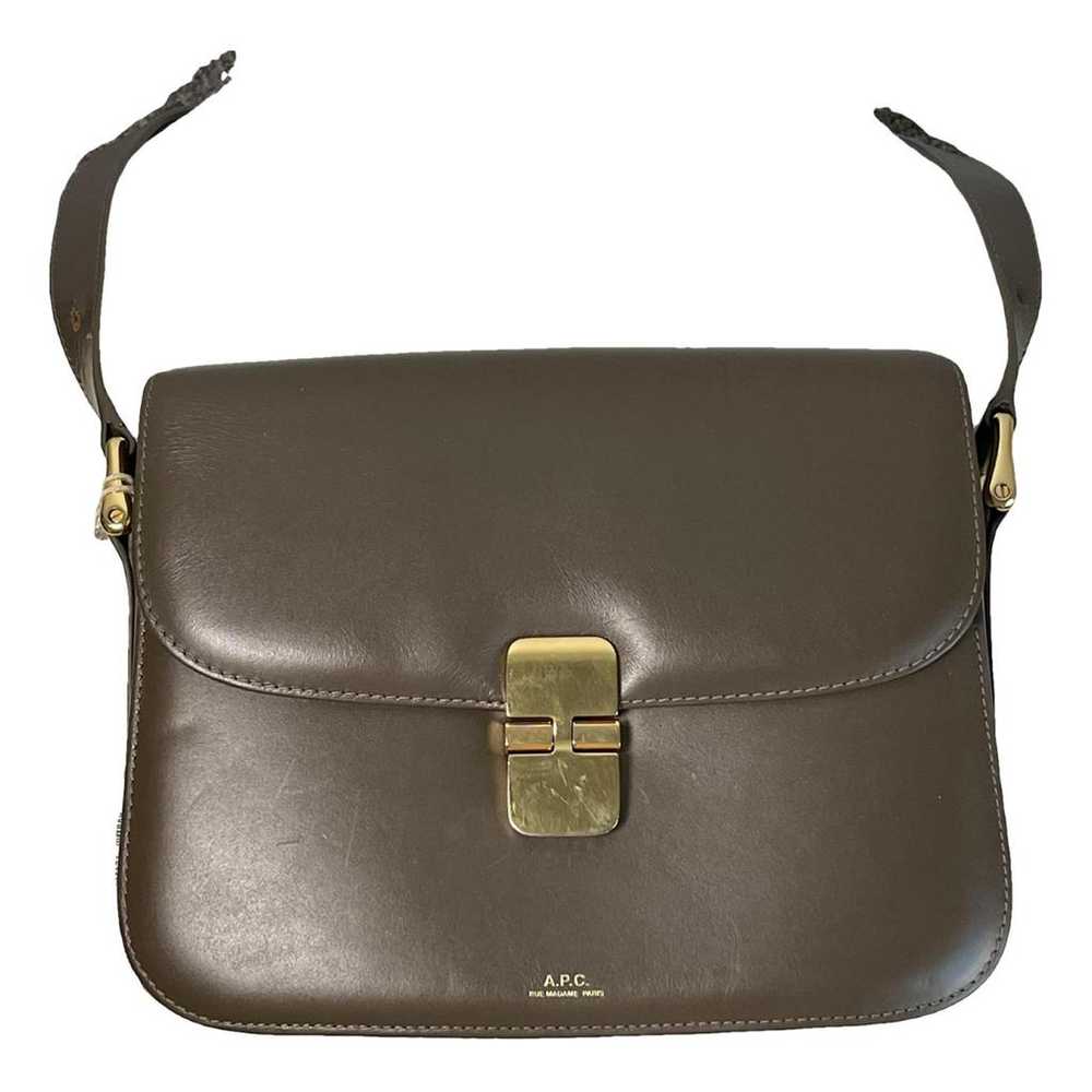 APC Leather crossbody bag - image 1