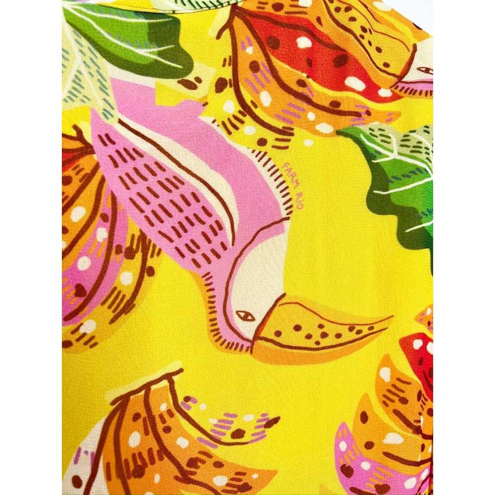 Farm Rio Yellow Beaks & Bananas Layered Ruffled M… - image 10