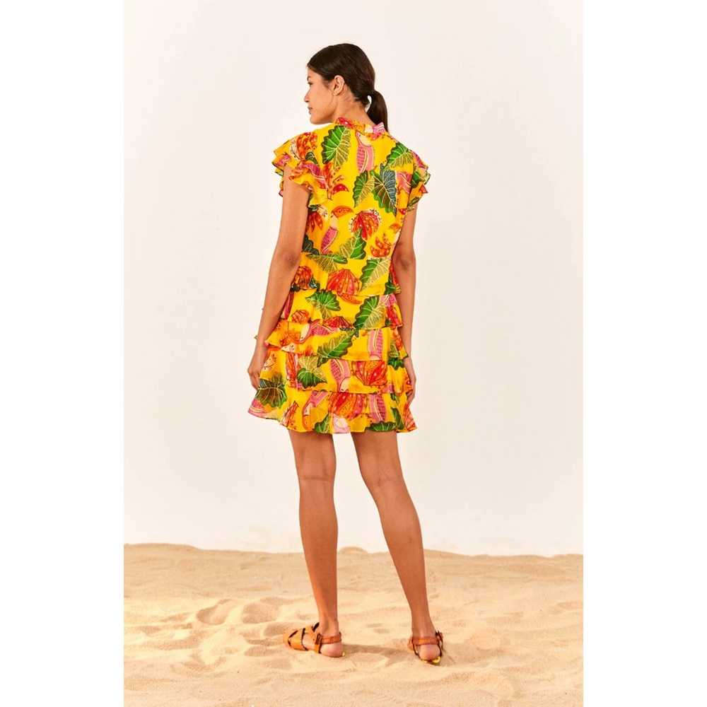 Farm Rio Yellow Beaks & Bananas Layered Ruffled M… - image 2