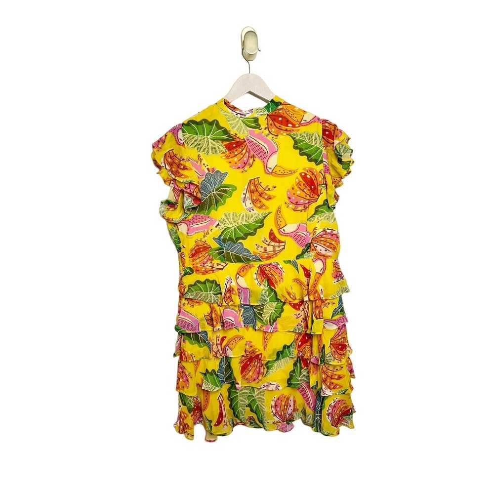 Farm Rio Yellow Beaks & Bananas Layered Ruffled M… - image 5