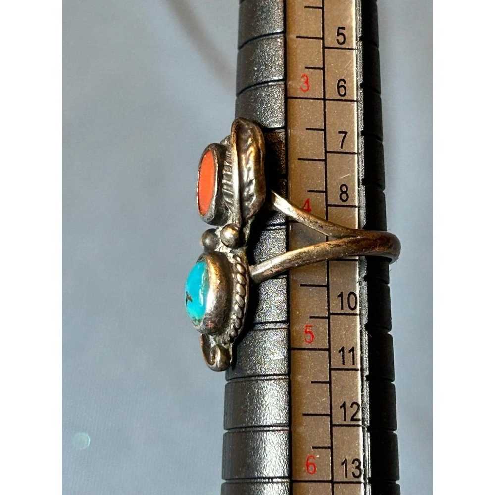 Vintage Native American Silver Ring - image 2