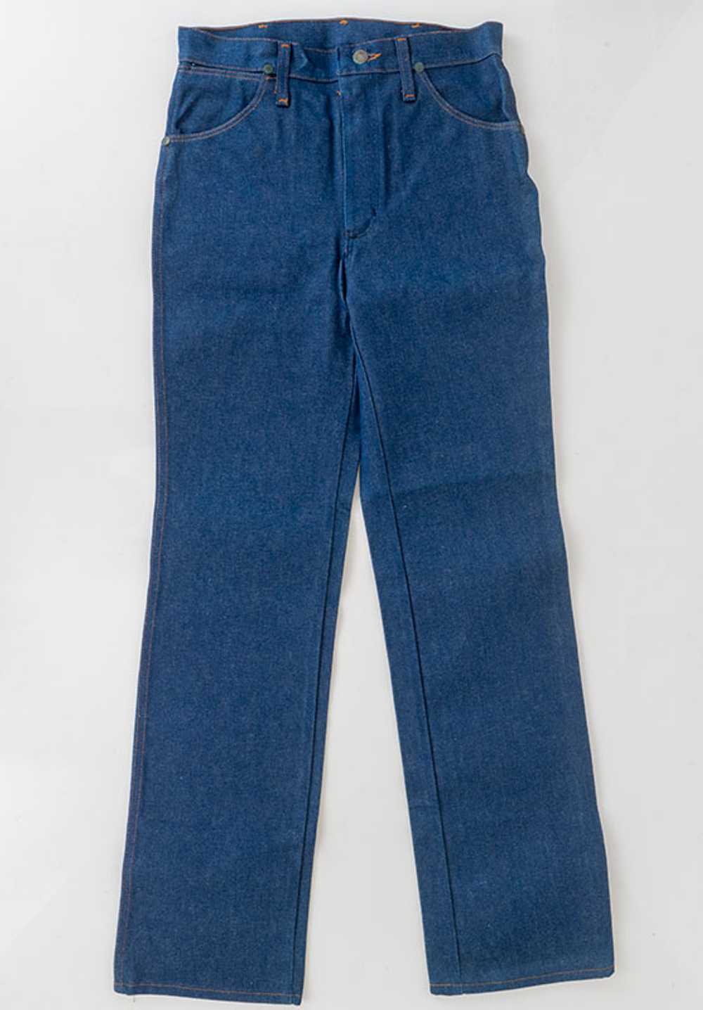 1970s Wrangler Boot Cut Blue Jeans - image 1