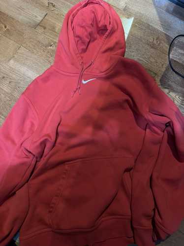 Nike Red Nike Center Swoosh Hoodie