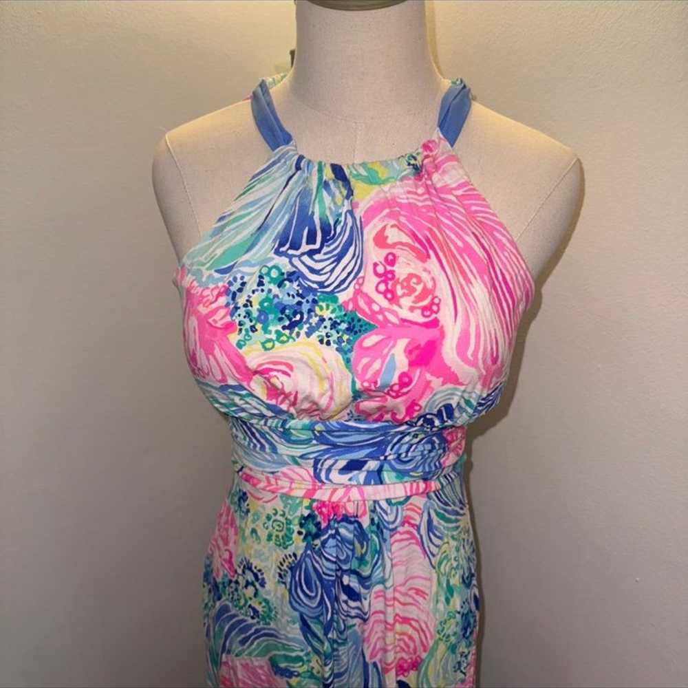 Lilly Pulitzer Small Martina Maxi Dress Beach - image 4