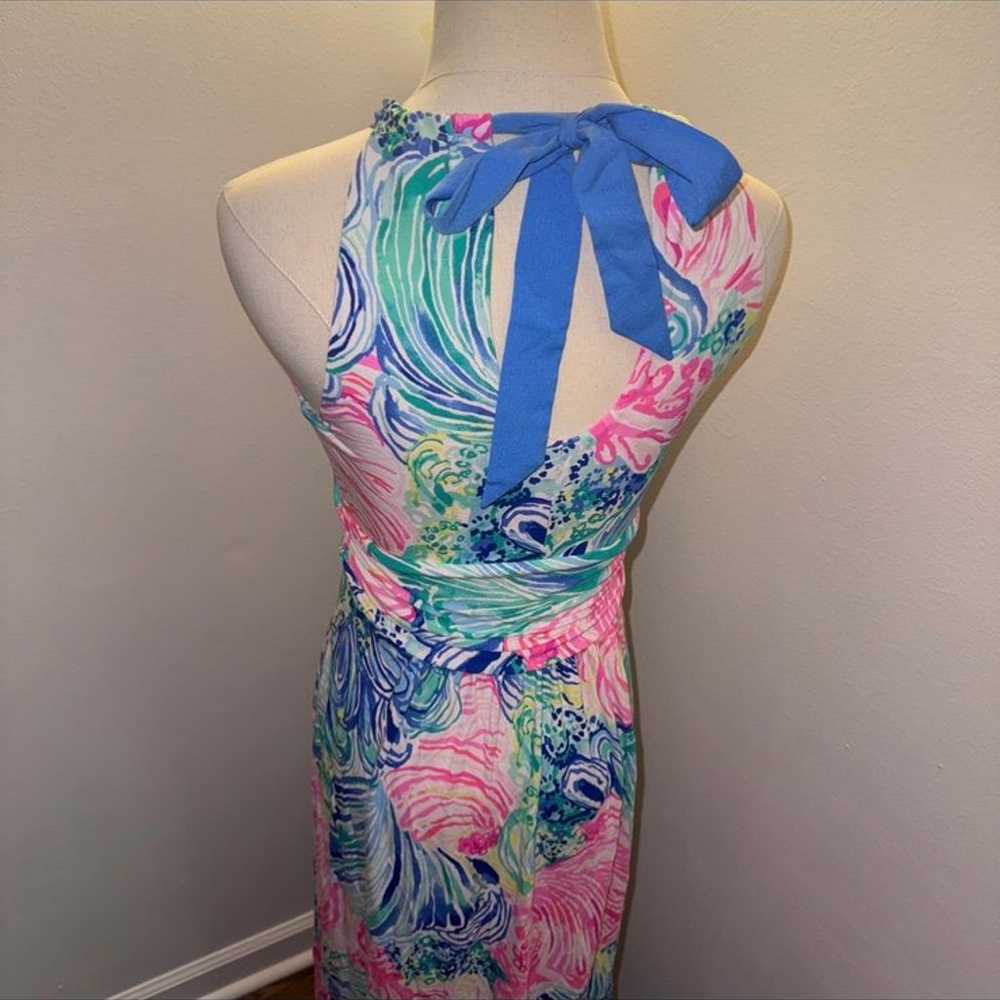 Lilly Pulitzer Small Martina Maxi Dress Beach - image 5