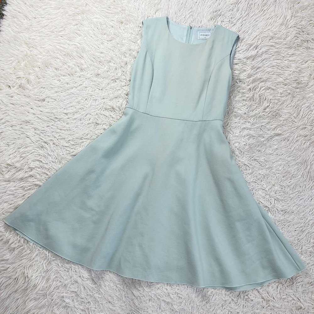 FOXEY Lily Flare Dress Sleeveless Mint - image 2