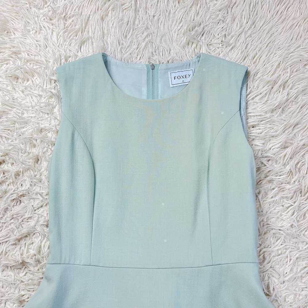 FOXEY Lily Flare Dress Sleeveless Mint - image 3