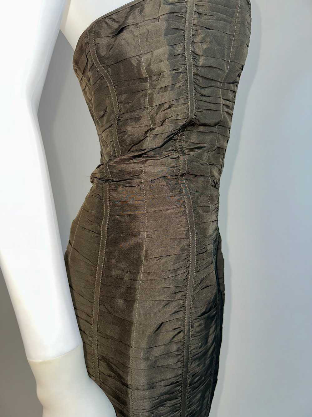 Gucci by Tom Ford SS 2001 Ruched Dress - image 8