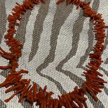 Red Branch Coral Necklace