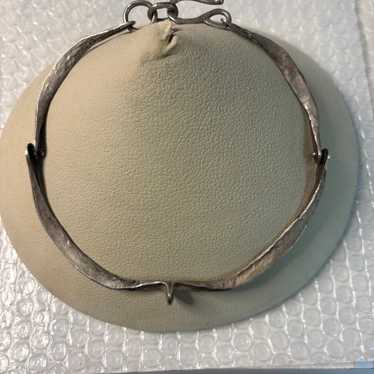 Artisan Made Brutalist Sterling Silver Choker