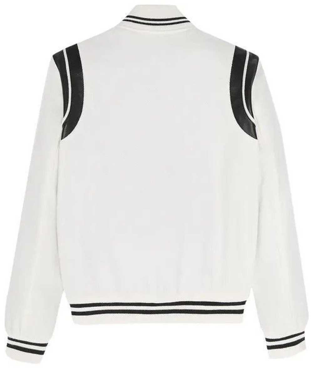 Saint Laurent Paris Wool Teddy Jacket in White - image 2