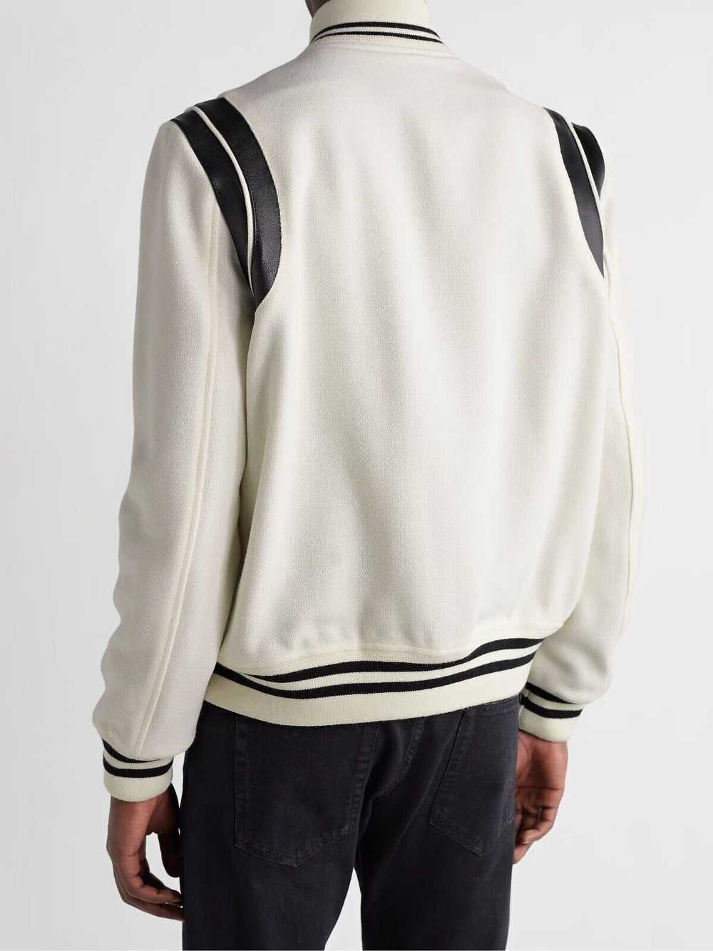 Saint Laurent Paris Wool Teddy Jacket in White - image 4