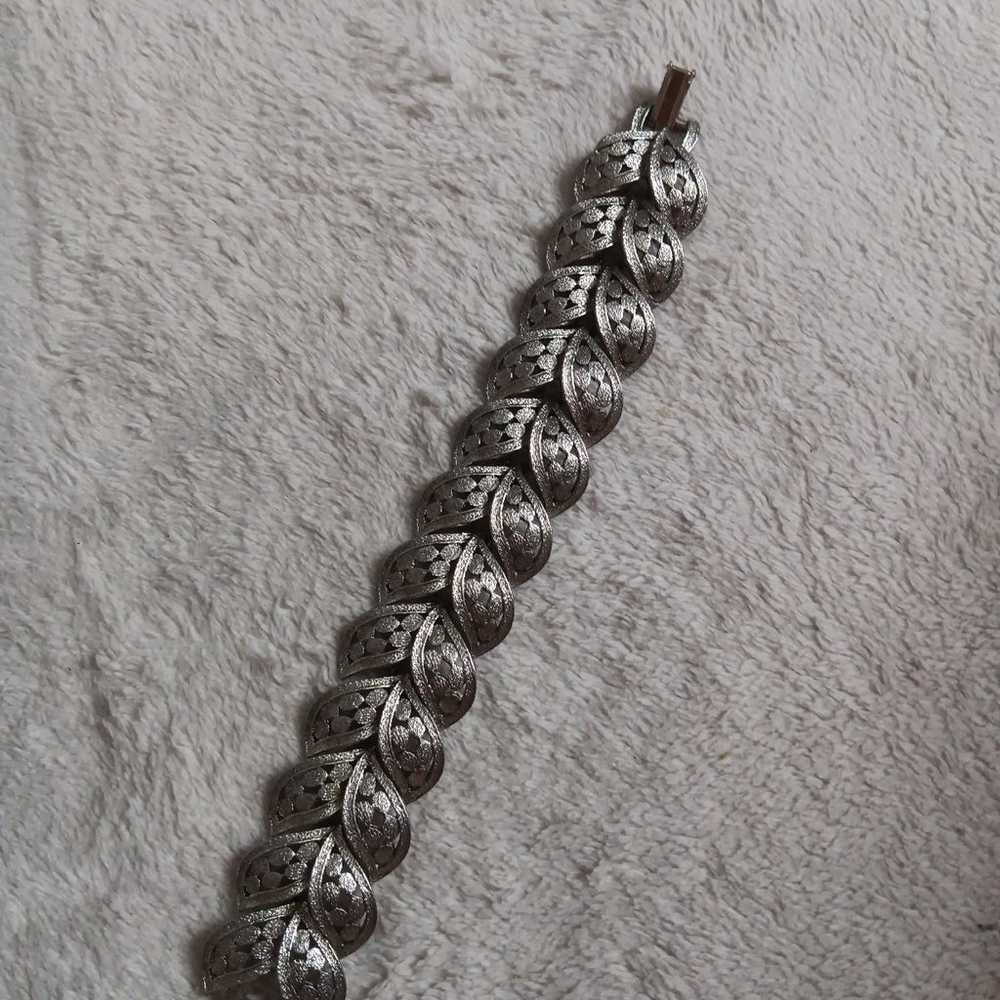 Vintage Judy Lee Silver Tone Bracelet - image 2