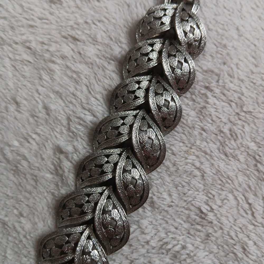 Vintage Judy Lee Silver Tone Bracelet - image 3