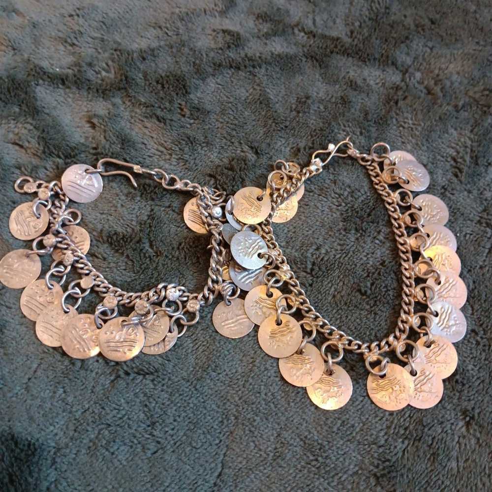 Vintage Gold & Silver Tone Bracelet Lot - image 1