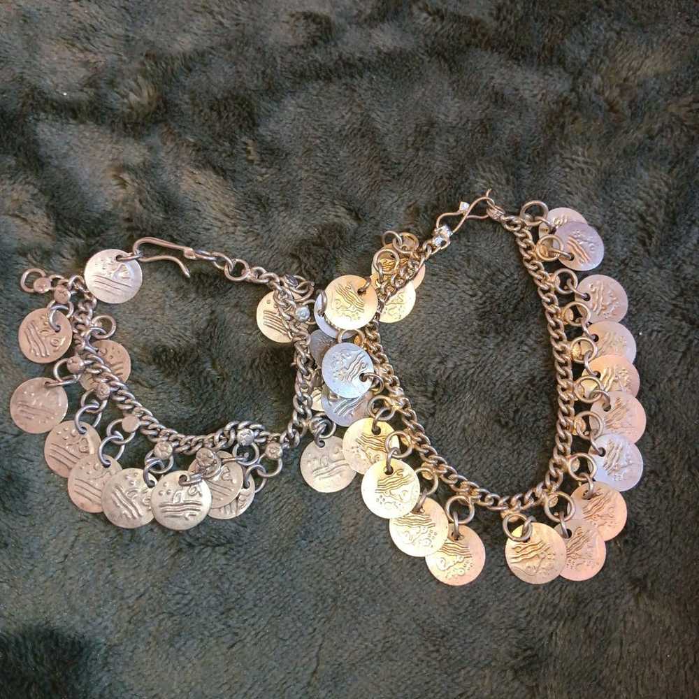 Vintage Gold & Silver Tone Bracelet Lot - image 3