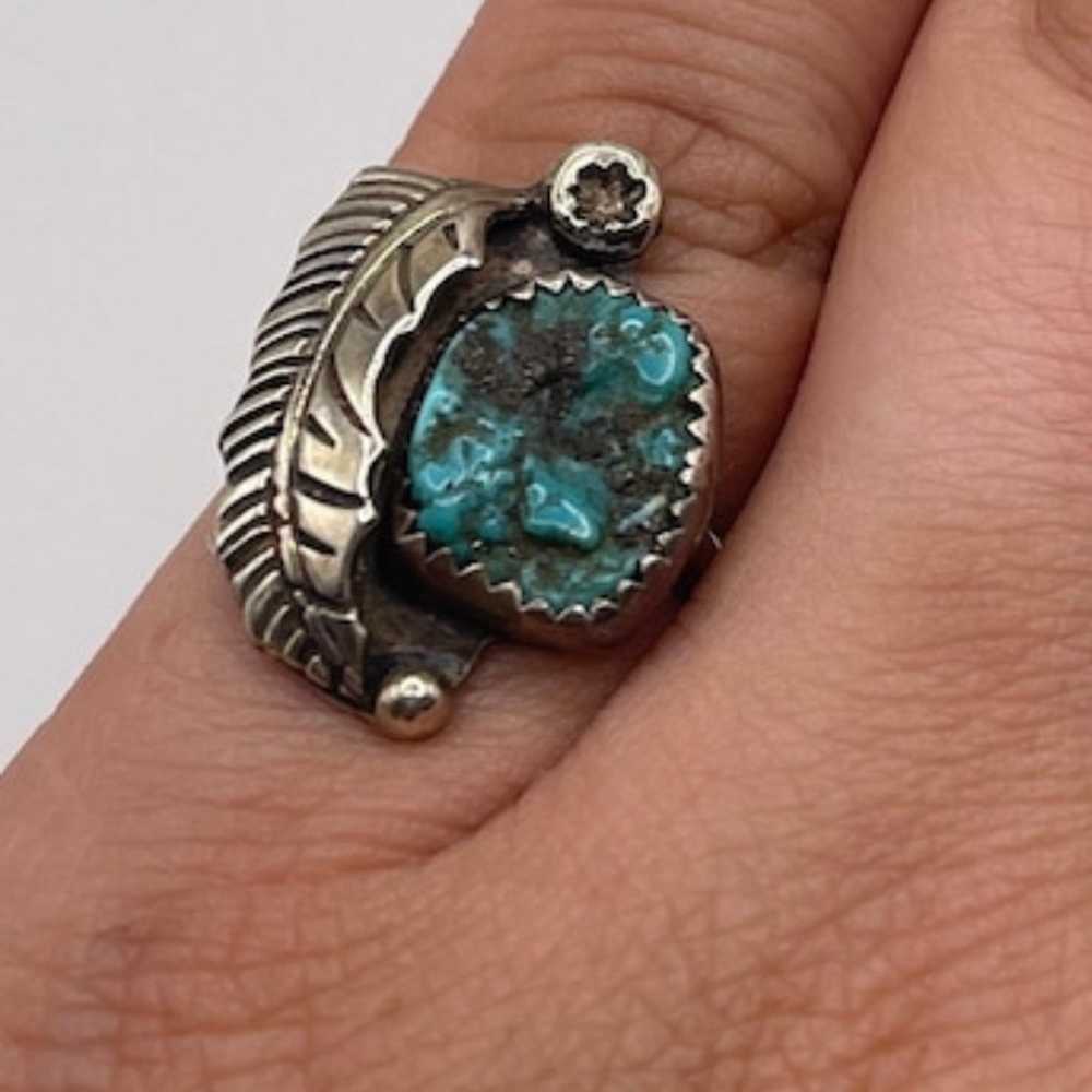 Vintage Turquoise ring - image 2