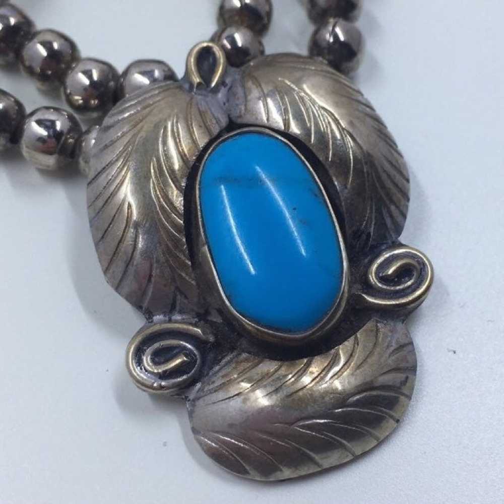 Sterling & Turquoise Necklace - image 2