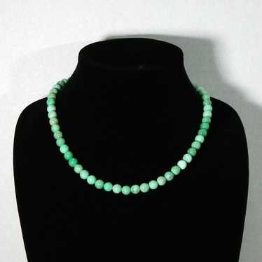 Jay King Green Turquoise Round Bead Necklace 925 … - image 1