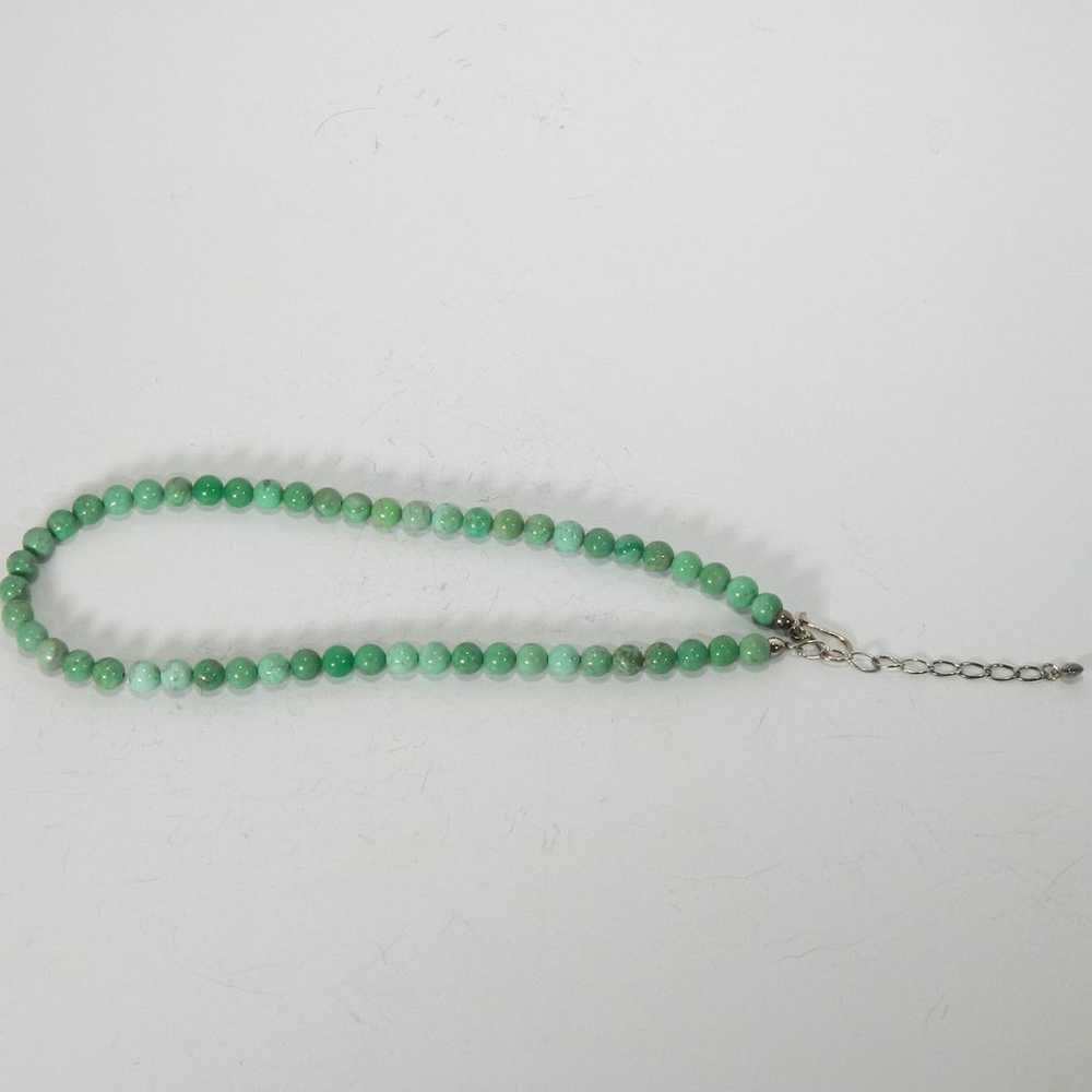 Jay King Green Turquoise Round Bead Necklace 925 … - image 7