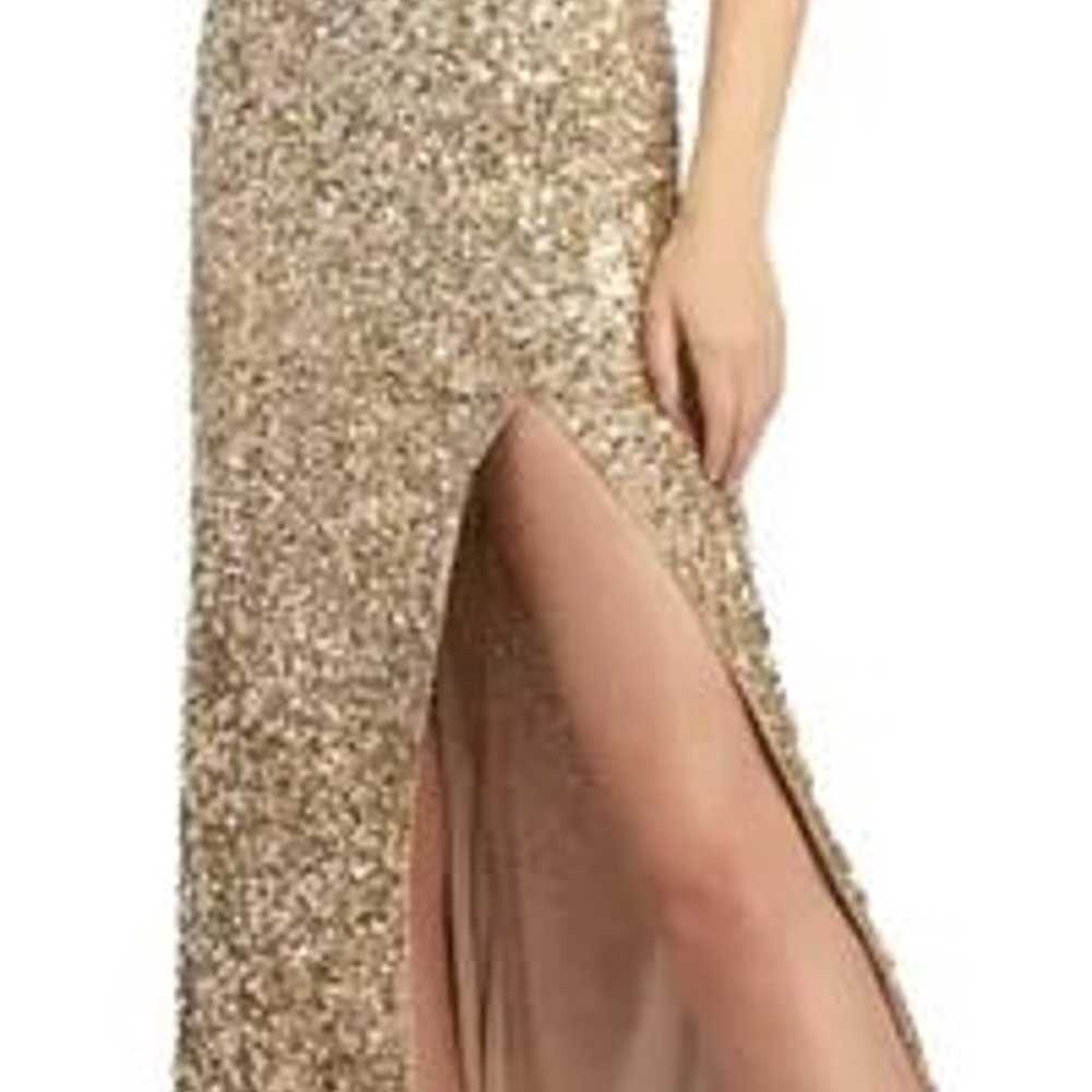 Mac DUGGAL gold sequin dress - image 3