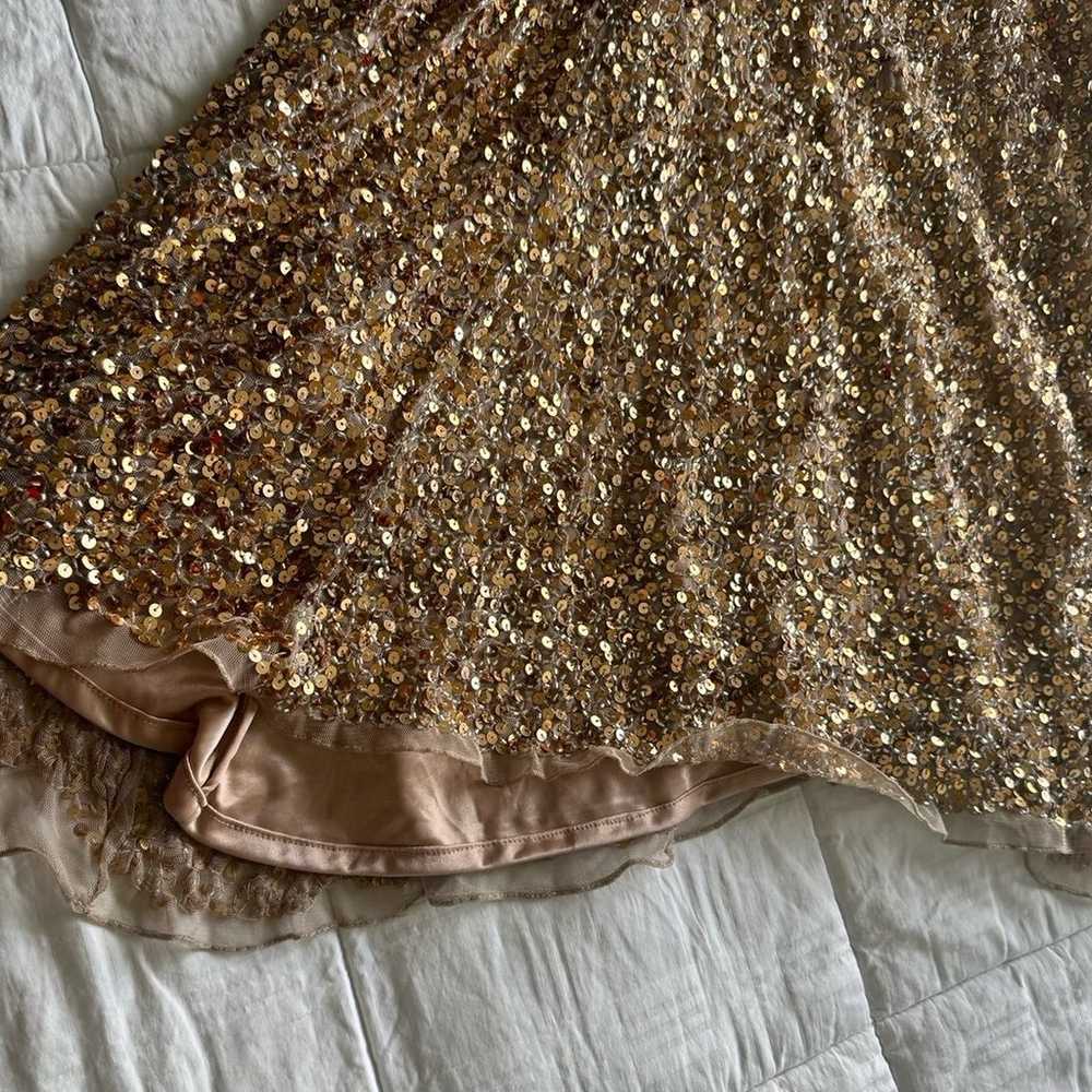 Mac DUGGAL gold sequin dress - image 7