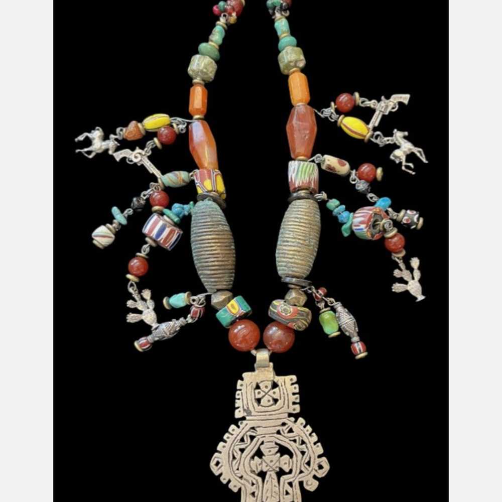 RARE Handcrafted Moroccan Berber Tribal Necklace … - image 1