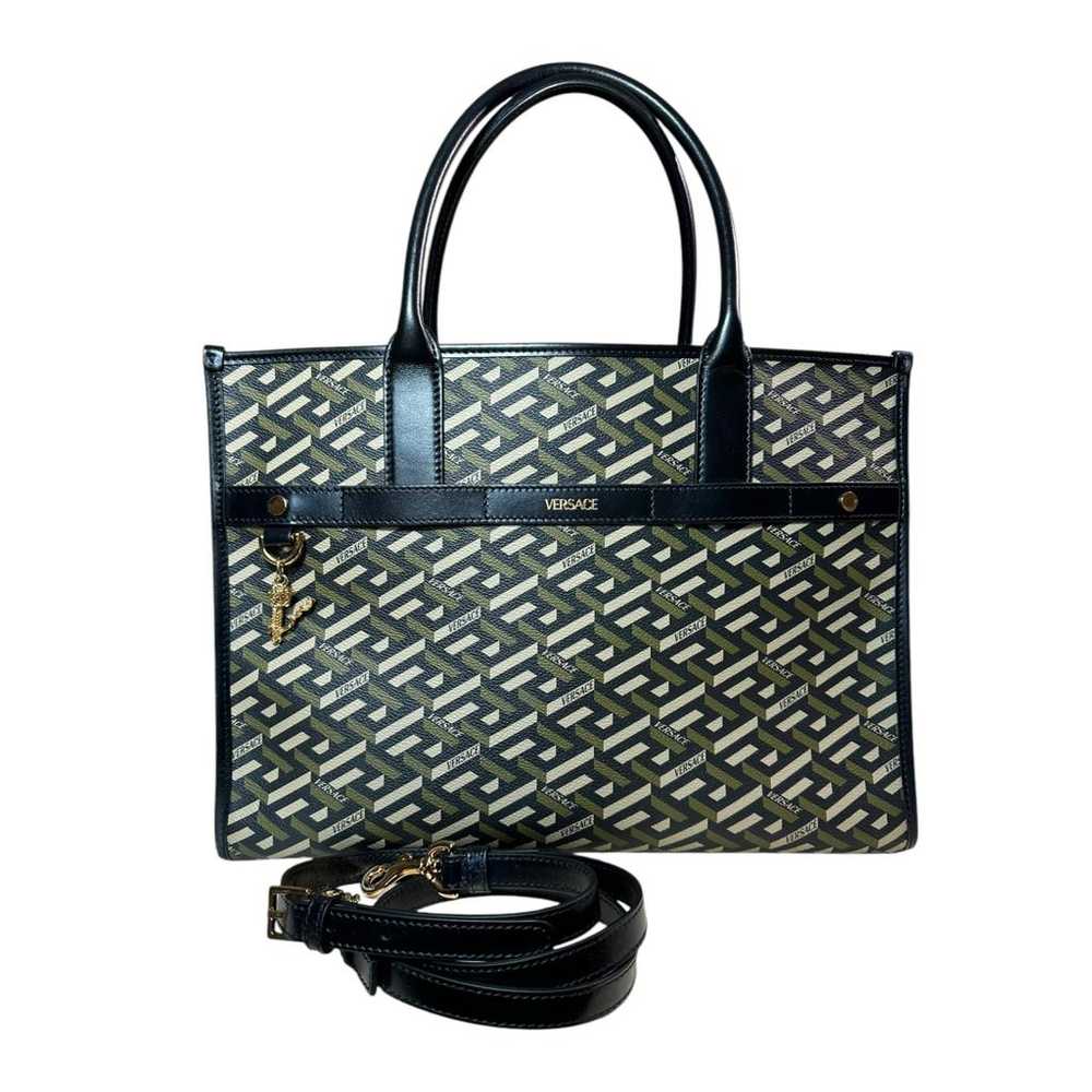 Versace Cloth handbag - image 5