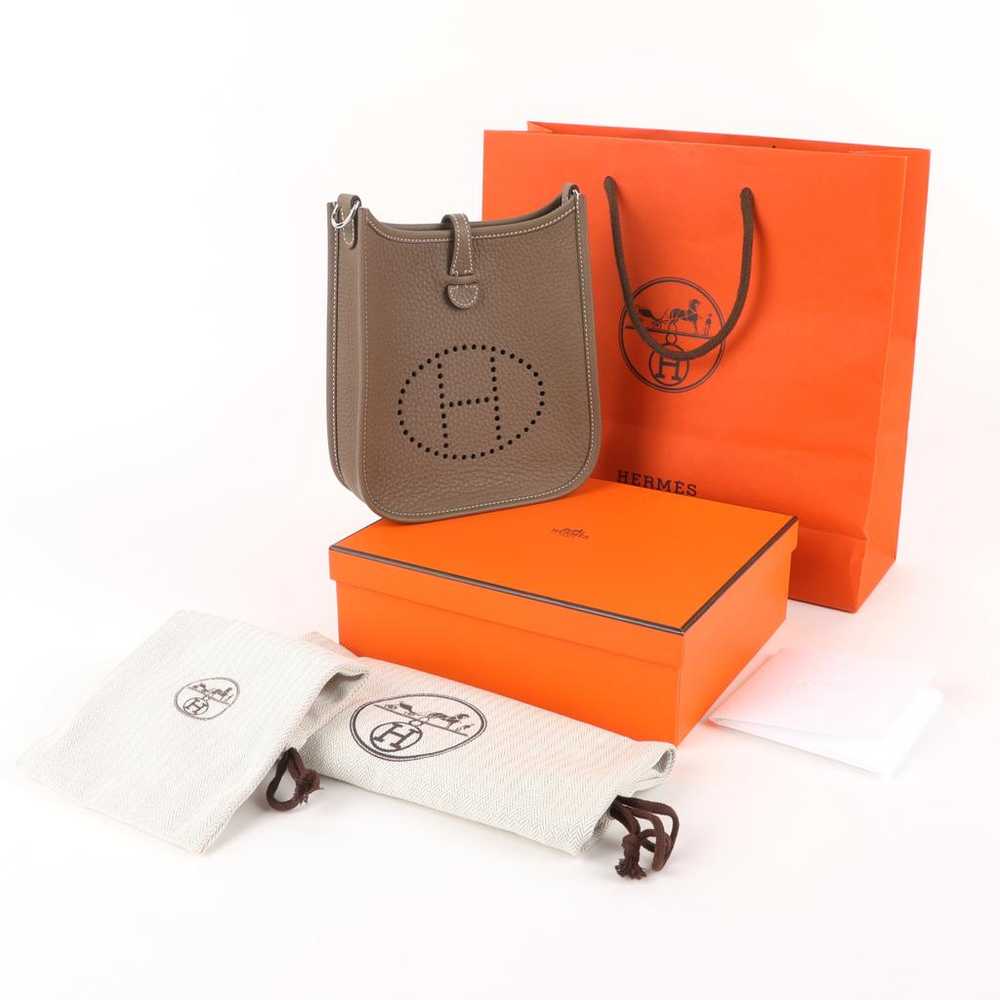 Hermès Mini Evelyne leather crossbody bag - image 11