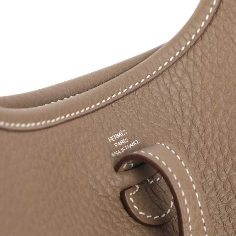 Hermès Mini Evelyne leather crossbody bag - image 5