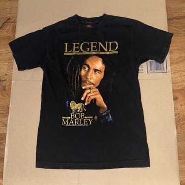 ZION BOBMARLEY ボブマーリー LEGEND ロンT M 黒 USA製 ザイオン ボブマーリー Tシャツ 2XL ブラック ZION レゲエ